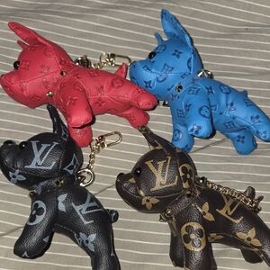 Bag Charms Dog Keychain